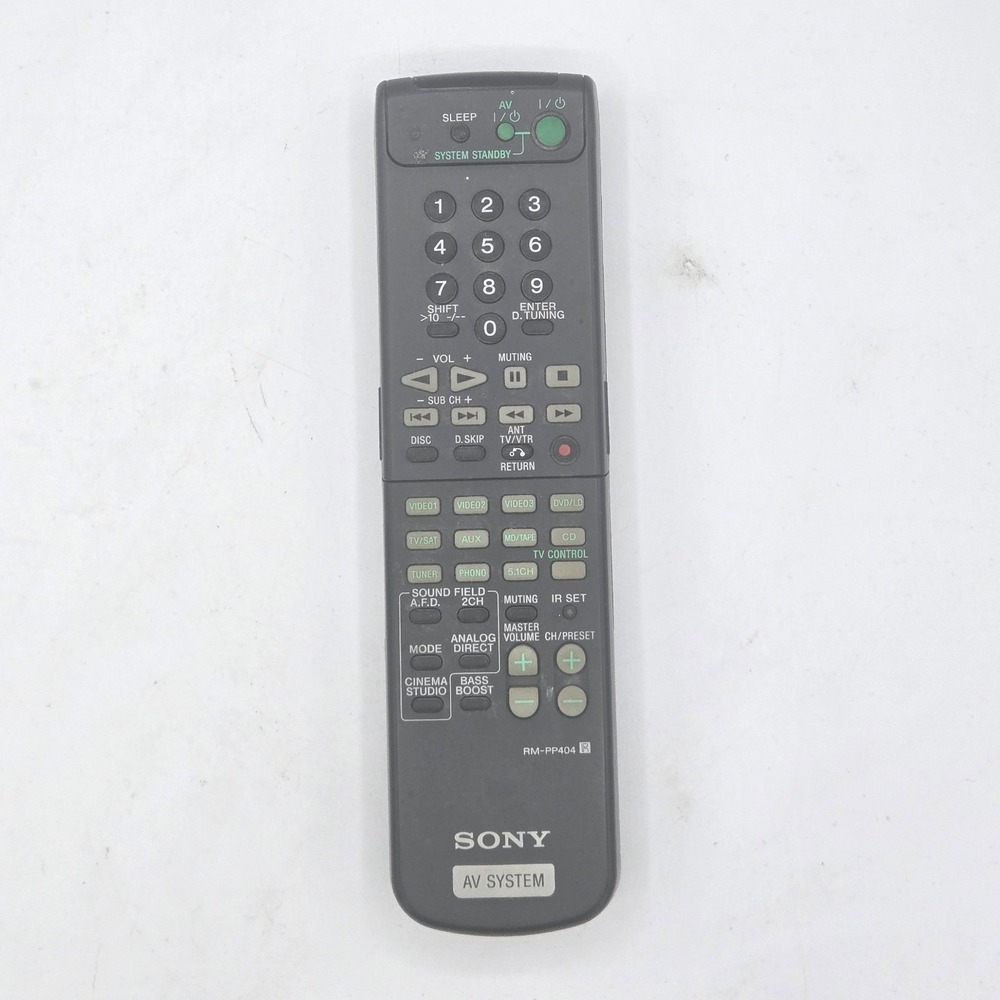 Sony RM PP404 AV System Remote Control Original Replacement Universal‎